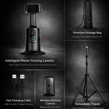 SmartCapture™
 Auto Recognition Smartphone Automatic Tracking Gimbal Tripod